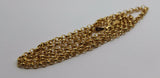 Genuine 9ct Yellow Gold Belcher Chain Necklace 54Cm 11 grams *Free Express Post In Oz*