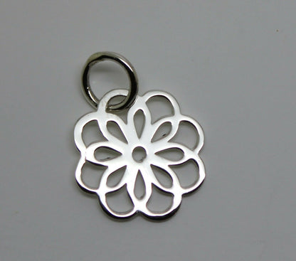 Kaedesigns New New Sterling Silver 925 Flower Small Pendant