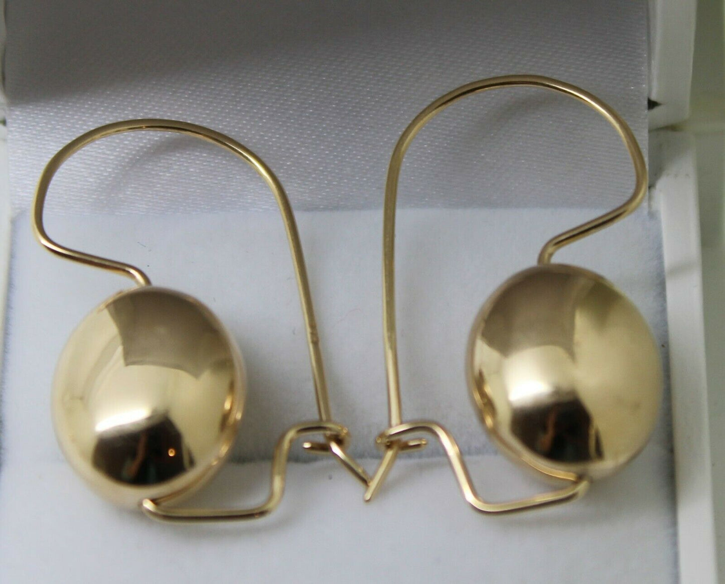 Kaedesigns New Genuine 9ct 9k Yellow, Rose Or White Gold Oval Hook Earrings