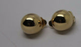 Kaedesigns New 9ct Yellow, Rose Or White Gold Clip On 10mm Half Ball Earrings