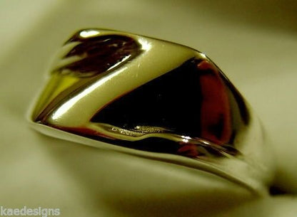 Genuine, Solid 9ct 9k Yellow Or Rose Or White Gold 375 Large Initial Ring Z