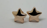 Kaedesigns, 9ct Yellow Or White Or Rose Gold Bubble Drop Star Stud Earrings