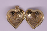 Kaedesigns, New Genuine 9ct 9kt Rose Gold Huge Filigree Heart Pendant Locket