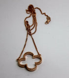 Kaedesigns New Genuine 9ct Yellow, Rose or White Gold Four Leaf Clover Pendant + Chain