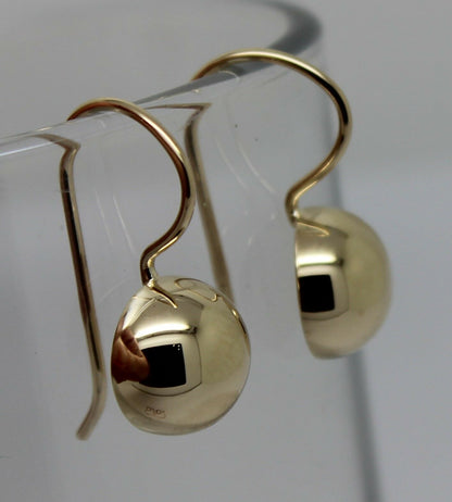 Kaedesigns New 9ct Solid Yellow, Rose Or White Gold 10mm Half Plain Ball Earrings