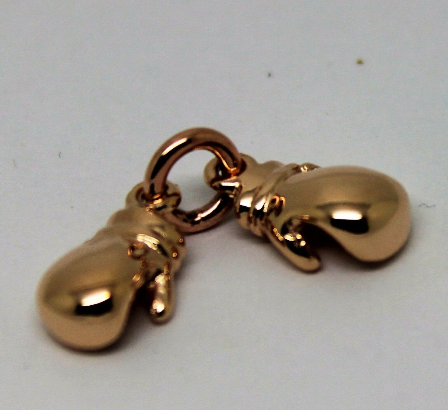 Solid 9ct Yellow or Rose or White Gold Small 2 x Boxing Gloves Pendant 1 PAIR