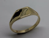 Genuine, Solid 9ct 9k Yellow Or Rose Or White Gold 375 Large Initial Ring Z