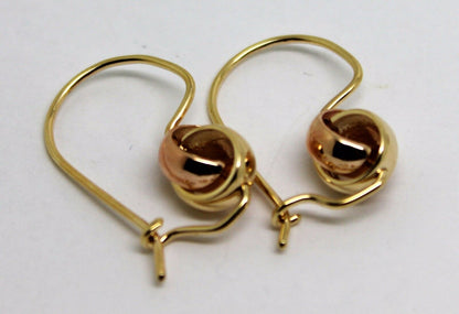 Kaedesigns New 9ct 8mm Yellow & Rose Gold Belcher Spinning Earrings