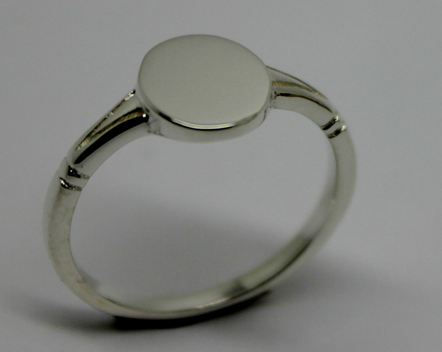 Kaedesigns New Size R Solid Sterling Silver 925 Oval Signet Ring