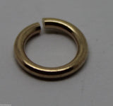 Genuine 18ct Yellow, Rose or White GOLD, many sizes OPEN JUMP RING