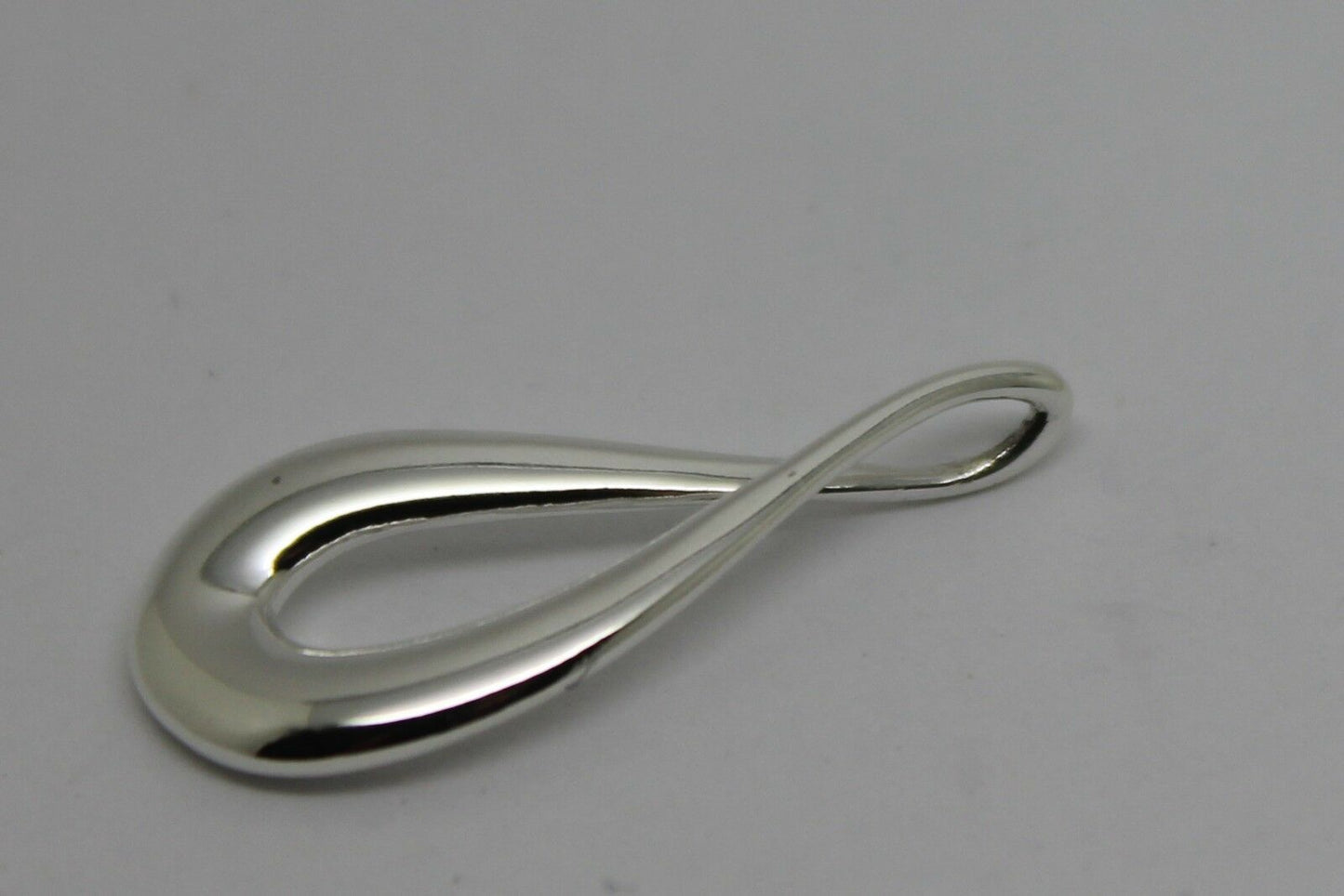 Genuine Sterling Silver 925 Medium or Large Solid Teardrop Pendant