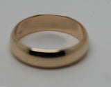 Kaedesigns, 5mm Genuine Solid 9ct Rose Gold Wedding Band Ring Size N/7 To Z+4/15