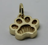 Kaedesigns Genuine 9ct Yellow or Rose or White Gold charm Dog Animal PAW Pendant