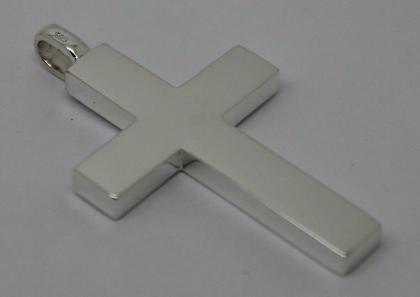 Kaedesigns Genuine Large Heavy Sterling Silver Huge Cross Pendant