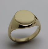 Kaedesigns Genuine Size S 9kt 9ct Yellow, Rose or White Gold Full Solid Heavy Signet Ring 318