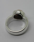 New Genuine Sterling Silver & 9ct Rose Gold 375 Half Ball Ring