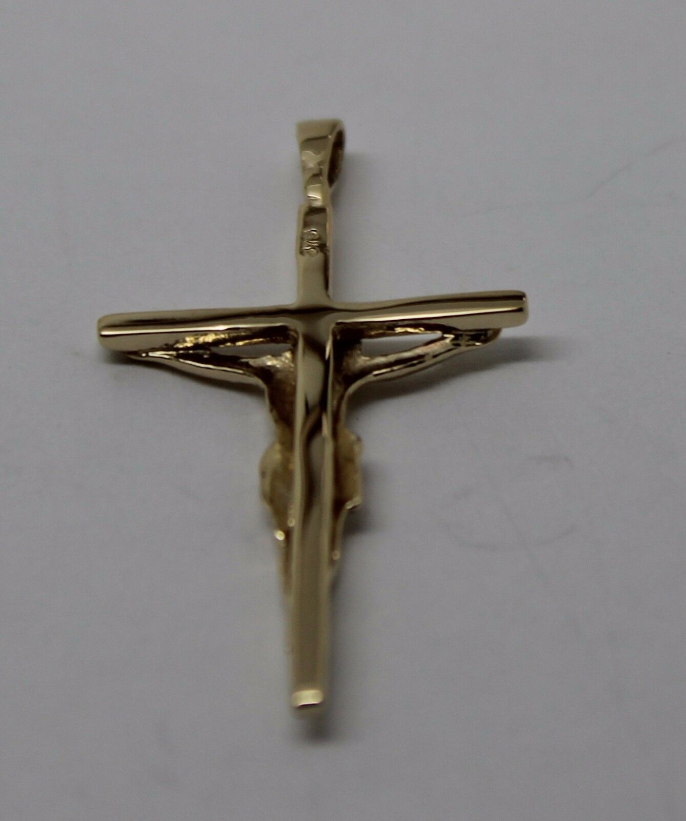 Genuine 9ct Yellow or Rose or White Gold or Sterling Silver Crucifix Cross pendant