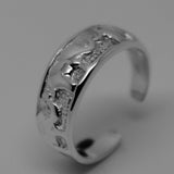 Genuine Solid Sterling Silver 925 Lucky Elephant Toe Ring