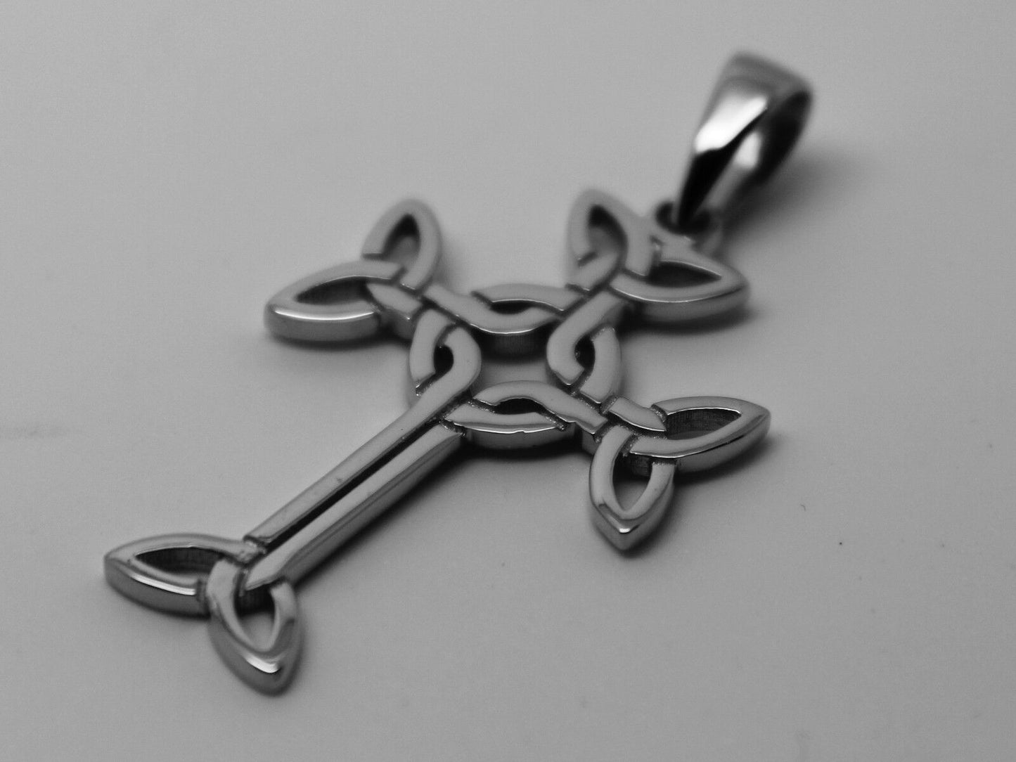 Kaedesigns Genuine Large Sterling Silver 925 Celtic Cross Pendant 425