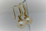 Kaedesigns New Genuine 9ct 9k Yellow, Rose or White Gold 10mm Freshwater Pearl Ball Earrings