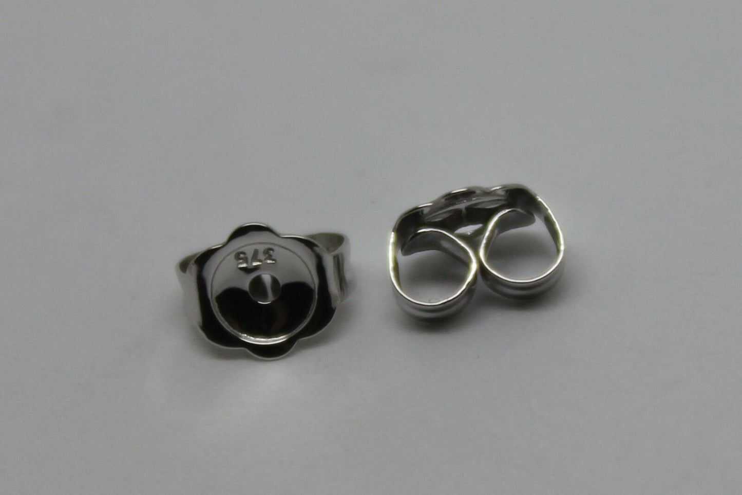 Genuine 9ct Yellow or Rose or White Gold Or Sterling Silver Earring Butterfly Backs 4.8mm 240