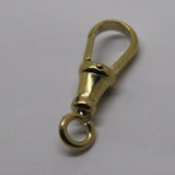 Kaedesigns 9ct Yellow or Rose Gold 375 Albert Swivel Clasp 25mm Size + Jumpring