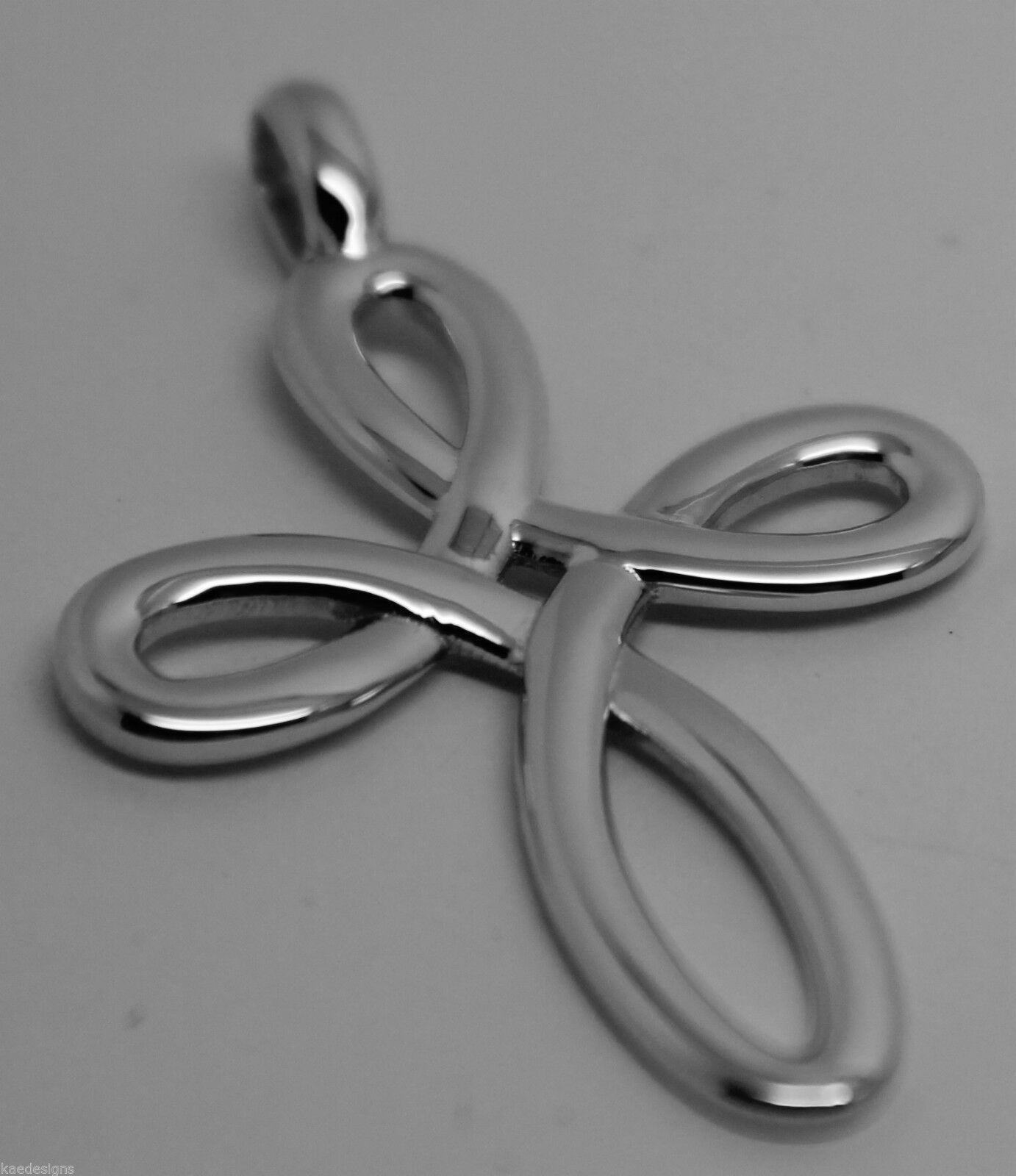 Kaedesigns New Solid Large Sterling Silver 925 Celtic Cross Pendant