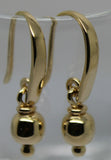 Kaedesigns, Genuine 9ct 9k Yellow Or Rose Or White Gold 6mm Ball Drop Earrings