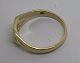 Genuine, Solid 9ct 9k Yellow Or Rose Or White Gold 375 Large Initial Ring Z