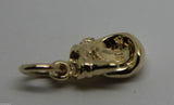 Genuine 9ct Yellow or Rose or White Gold or Silver Small Boxing Glove Pendant