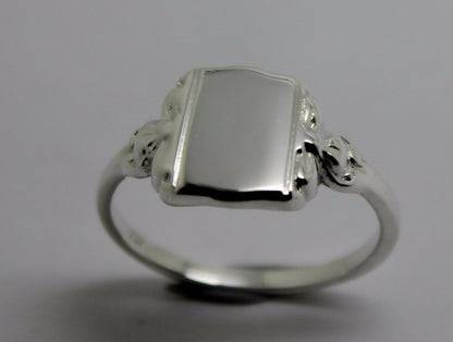 Kaedesigns, New Full Genuine Solid Sterling Silver 925 Signet Ring 266A In your ring size