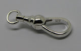 Sterling Silver 925 Ball Swivel Clasp 19mm, 22mm Or 24mm