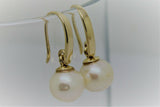 Kaedesigns New Genuine 9ct 9k Yellow, Rose or White Gold 10mm Freshwater Pearl Ball Earrings