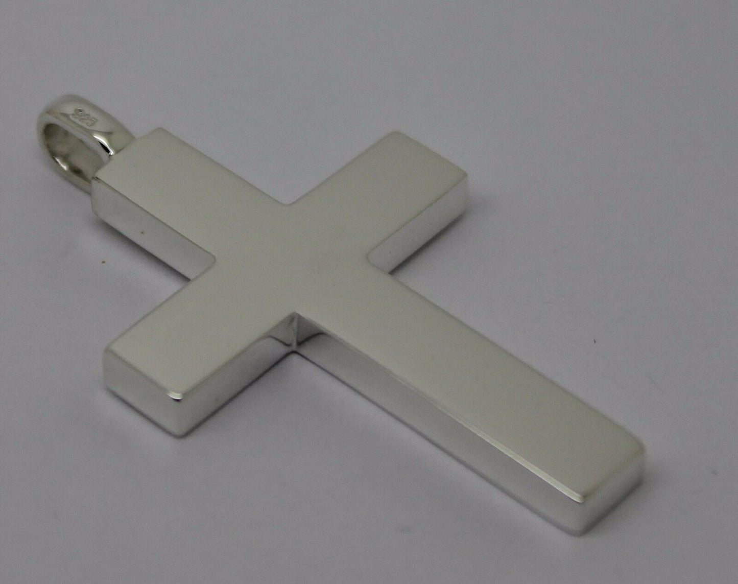 Kaedesigns Genuine Large Heavy Sterling Silver Huge Cross Pendant