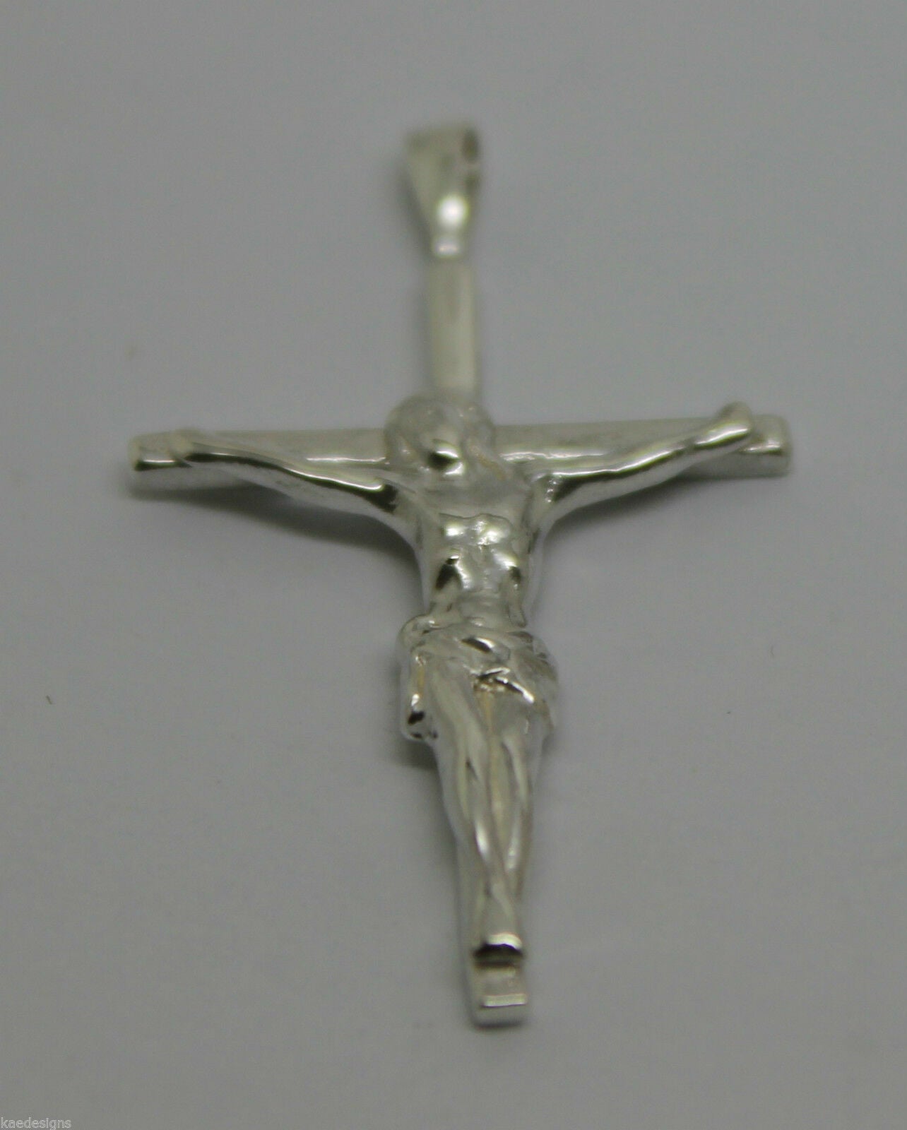 Genuine 9ct Yellow or Rose or White Gold or Sterling Silver Crucifix Cross pendant