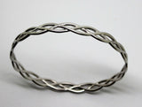 Solid Genuine 375 9ct 9kt Yellow, Rose or White Gold Celtic Knot Oval Bangle  7.1cm X 5.9cm