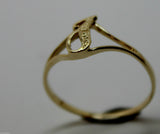Genuine Delicate 9ct 375 Yellow, Rose or White Gold Initial Ring J