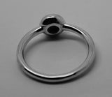 Kaedesigns New Solid Genuine 925 Sterling Silver 4mm Half Ball Ring