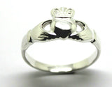 Size M  Sterling Silver Irish Claddagh Ring Rrp$175