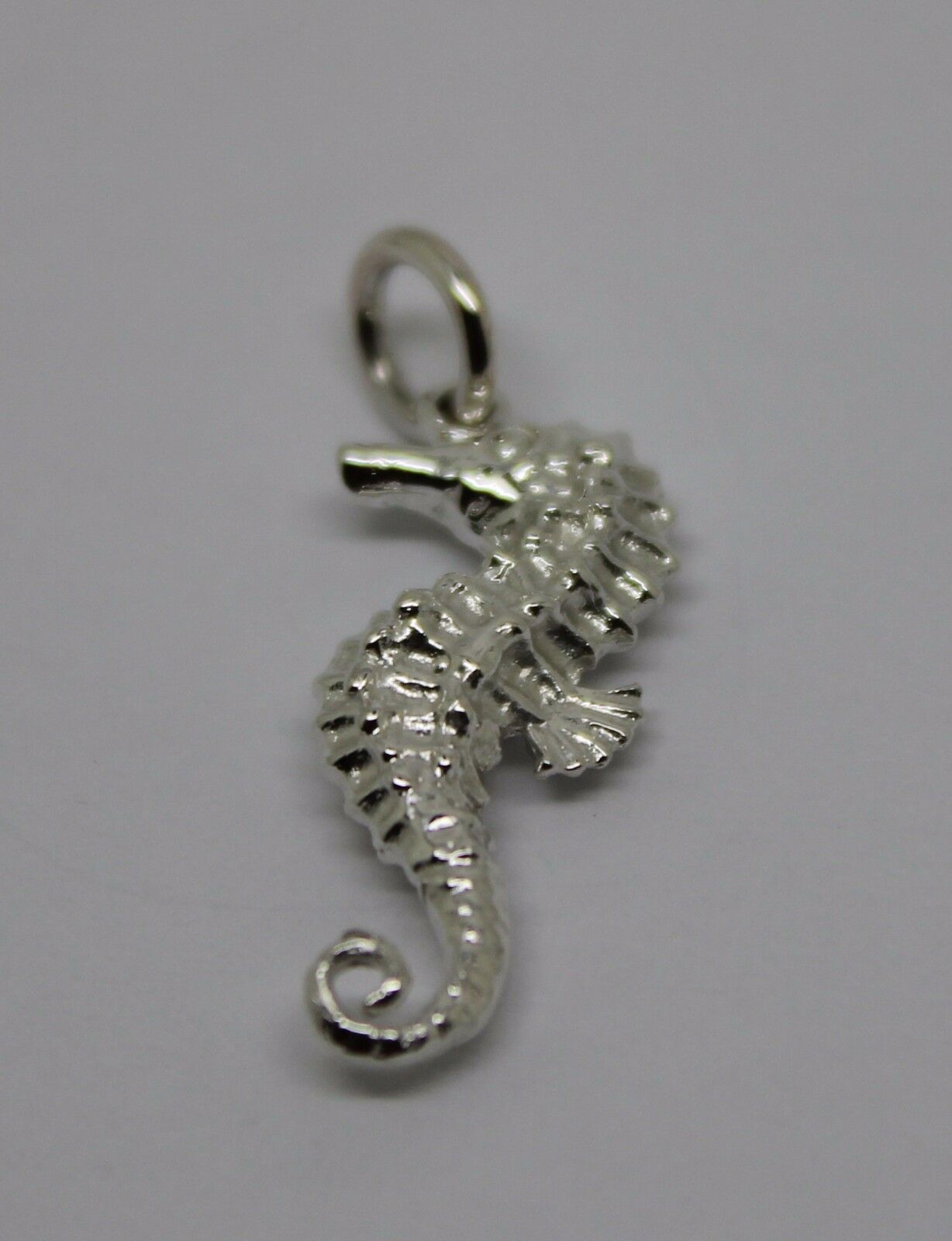 Kaedesigns, Genuine 9ct Yellow Or Rose Or White Gold Or Silver 3D Seahorse Charm