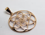 Kaedesigns Genuine Solid Sterling Silver or 9ct Yellow Or Rose Or White Gold Filigree Star Pendant