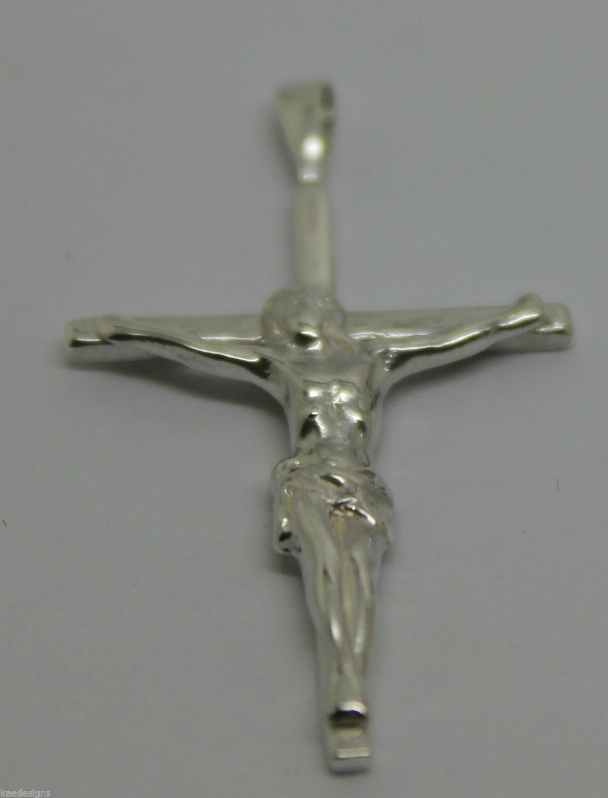 Genuine 9ct Yellow or Rose or White Gold or Sterling Silver Crucifix Cross pendant