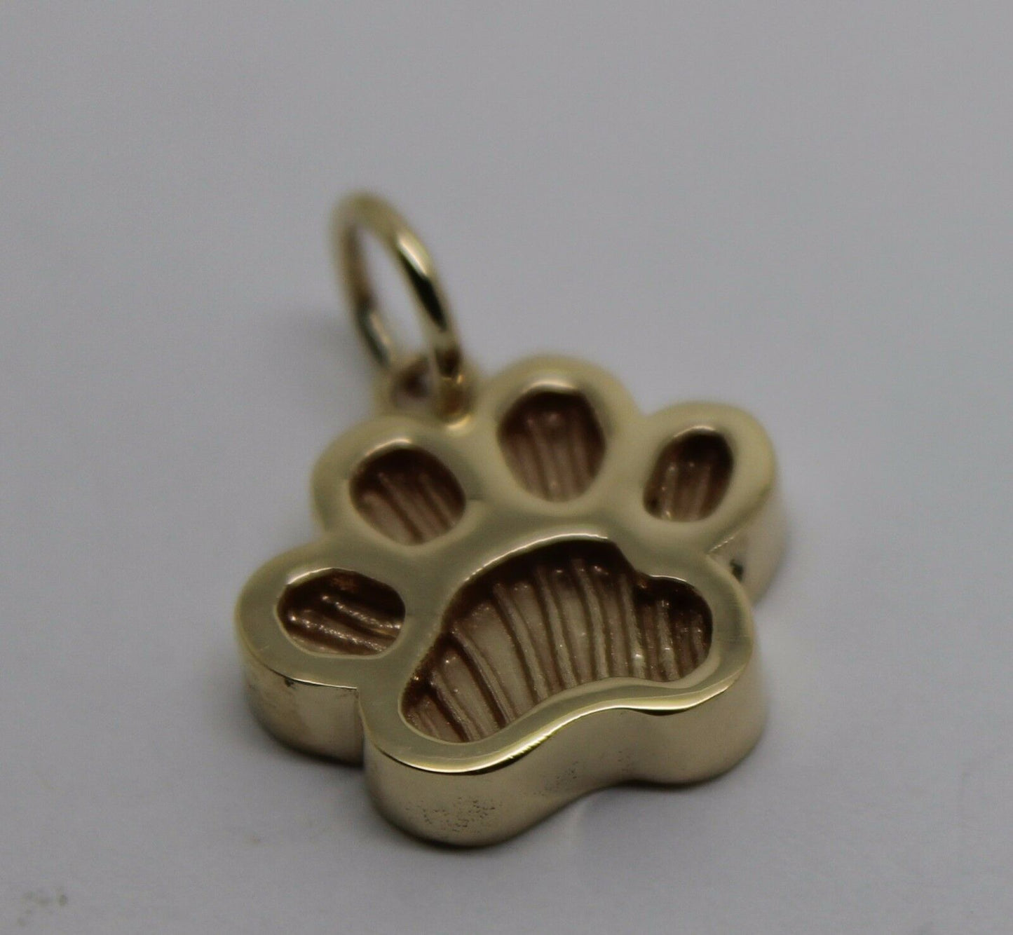 Kaedesigns Genuine 9ct Yellow or Rose or White Gold charm Dog Animal PAW Pendant