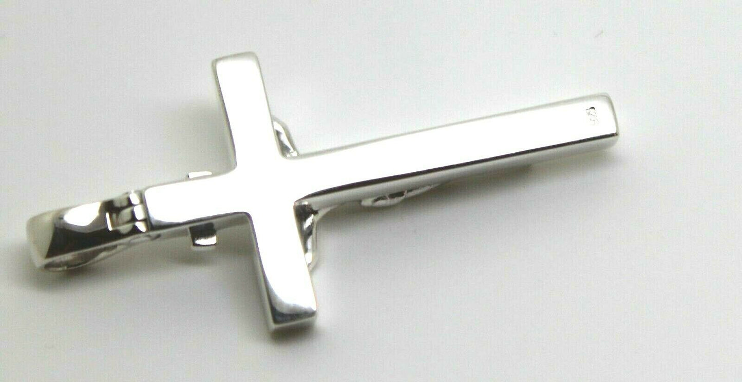 Genuine Large Heavy Sterling Silver 925 Crucifix Cross Pendant