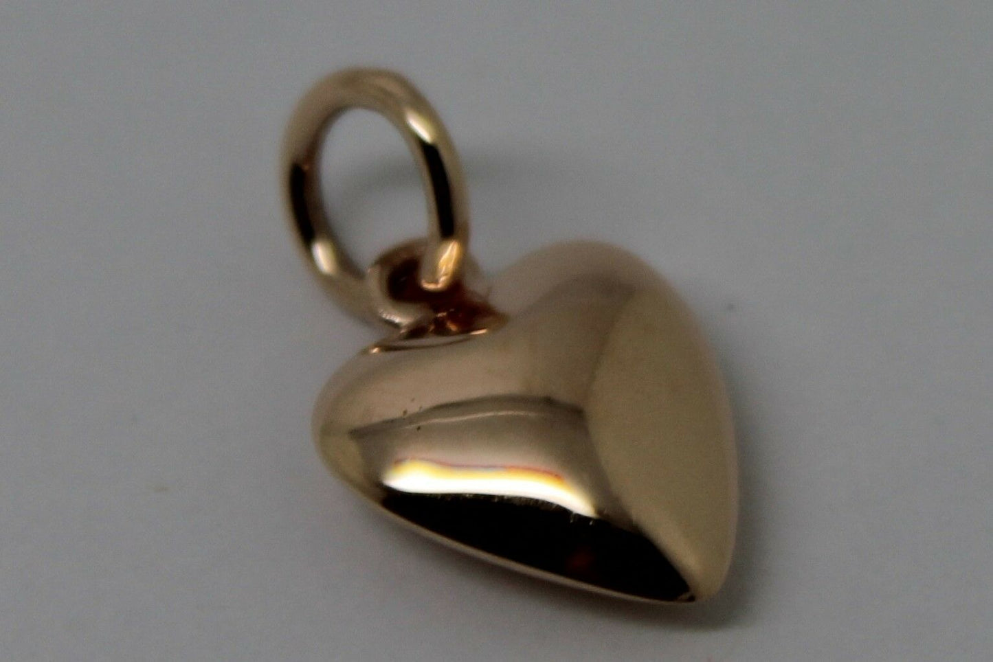 Kaedesigns Genuine 9ct Yellow or Rose or White Gold Heart Charm or Pendant