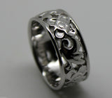 Kaedesigns Size M Solid Sterling Silver / 925 Filigree Ring