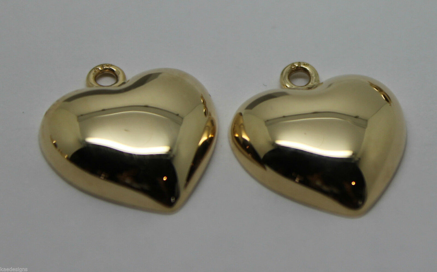 9ct Yellow or White or Rose Gold interchangeable earrings heart, ball, teardrop Tear Drop