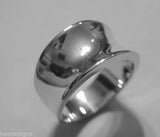 Kaedesigns, New Genuine Full Solid Sterling Silver Concave Dome Ring 250