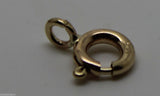 18ct or 9ct Yellow or Rose or White Gold Bolt Ring Open Clasp 4.5mm to 8mm