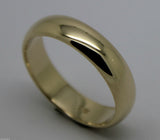 5mm Genuine Solid 9ct Yellow/White/Rose Gold Wedding Band Ring Size N/7- Z+4/15